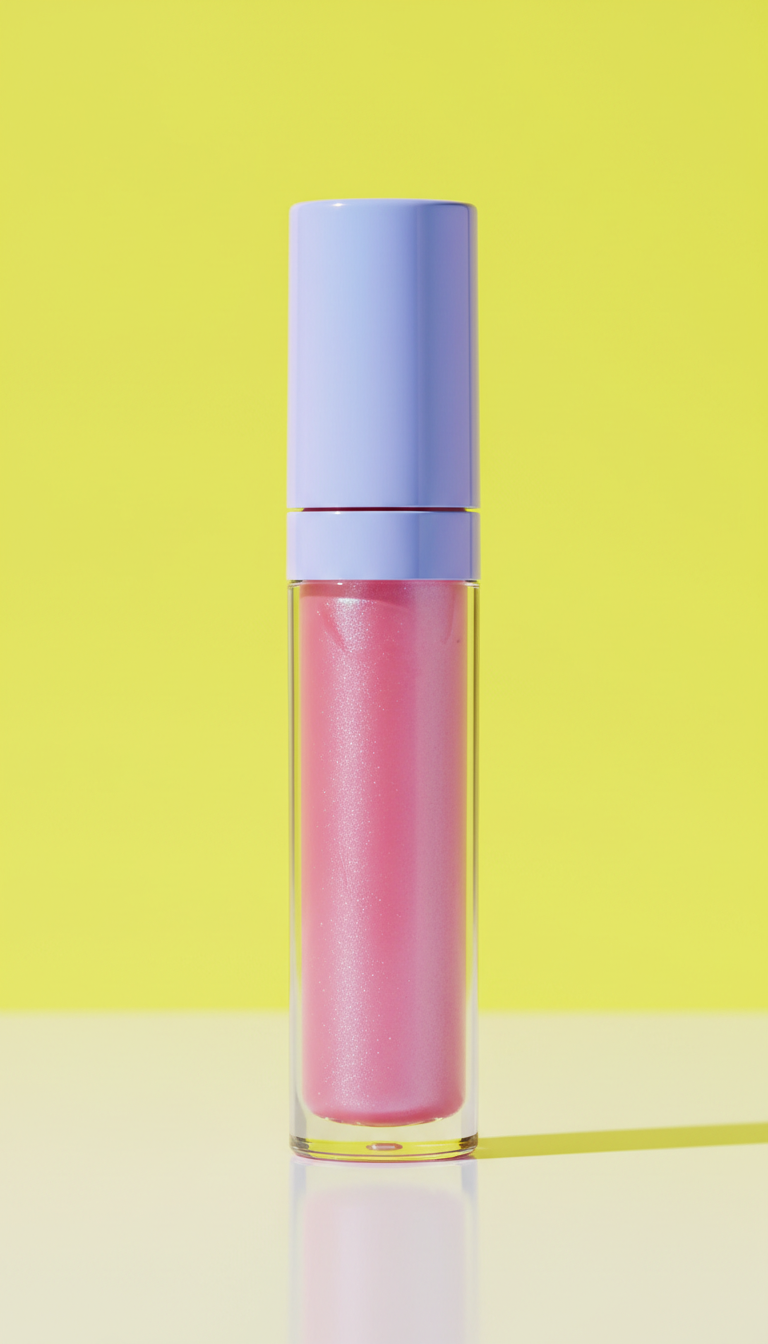 Bubblegum Voltage gloss with holographic tube