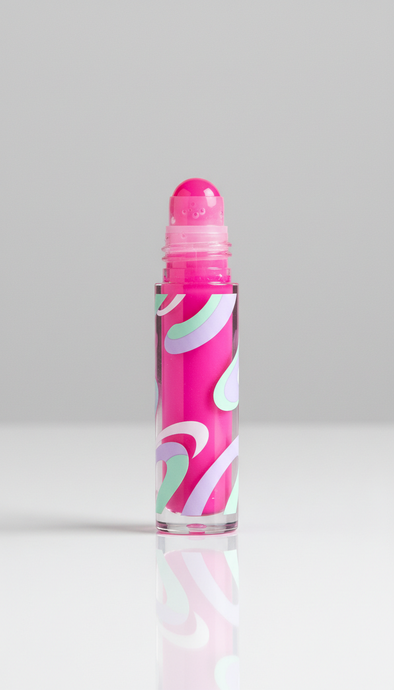 Hot Pink Rollerball Lipgloss