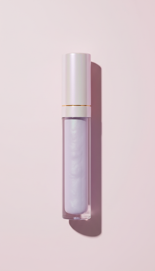 Lavender Foam gloss with Glitter Finish