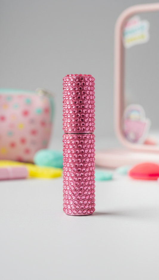 Bubblegum Pink rhinestone gloss